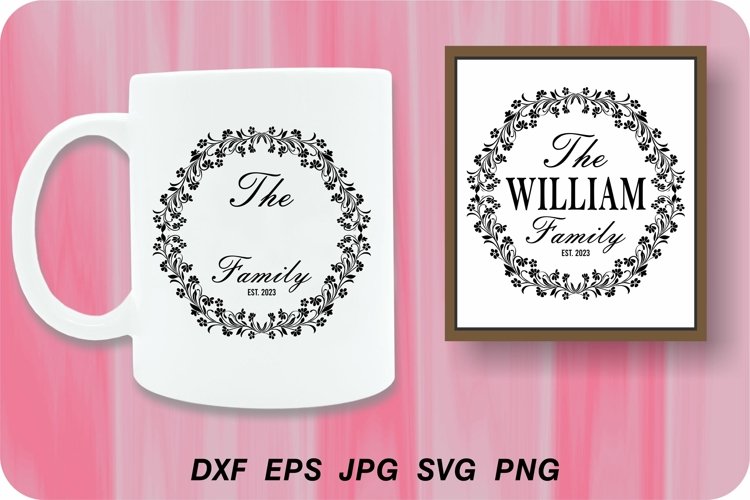 Round Monogram Svg Image 14