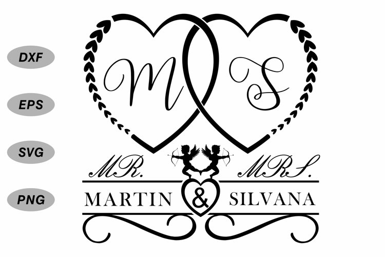 Valentines Day Monogram Svg Image 4