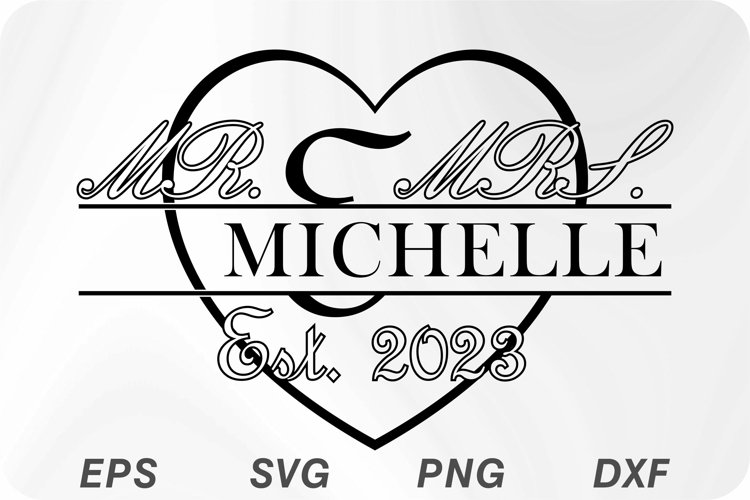 Wedding Heart Svg Image 14