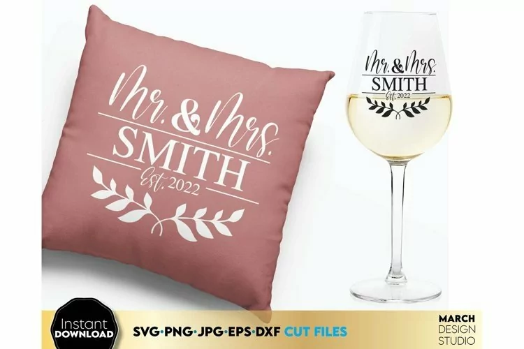 Wedding Monogram | Mr and Mrs