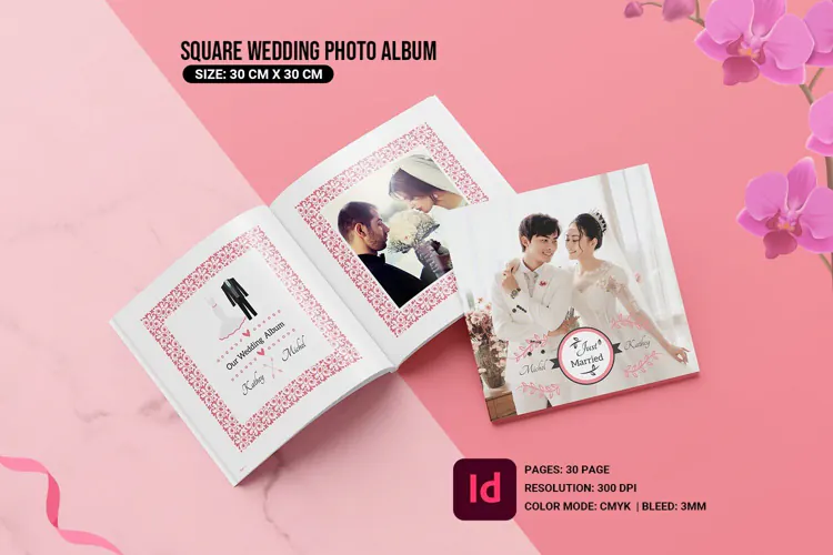 Wedding Photo Album Template