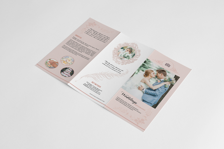 Wedding Photography Trifold Brochure