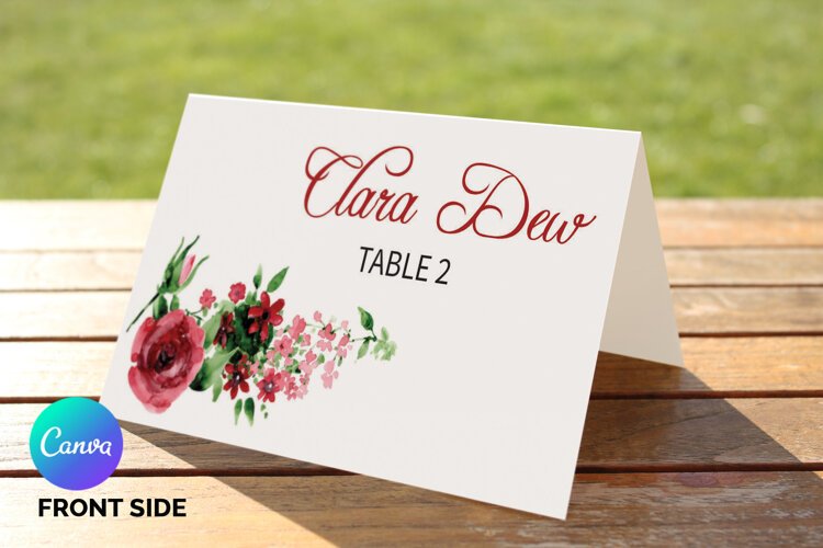 Wedding Place Card Template