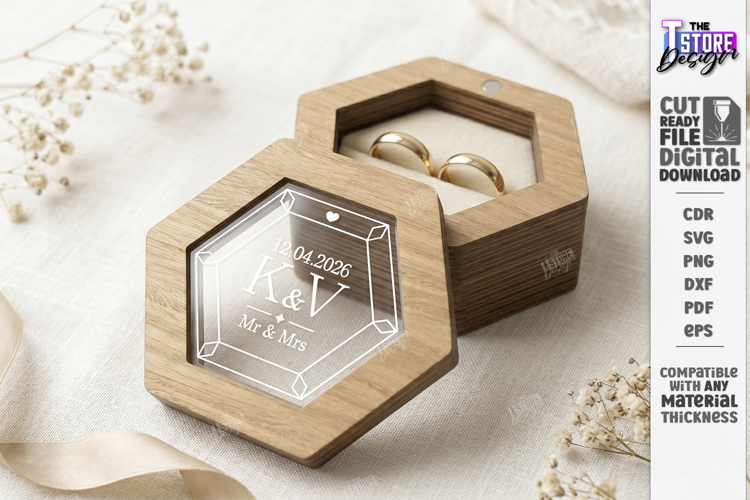 Laser Cut Ring Box Image 7