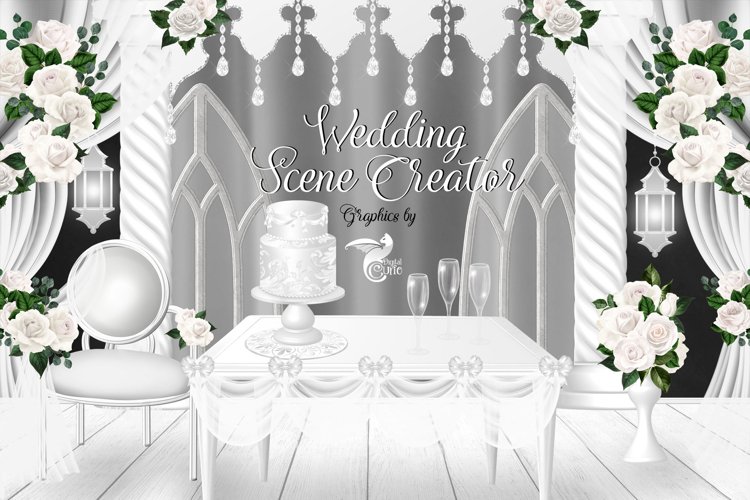 White Wedding Scene Creator example image 1