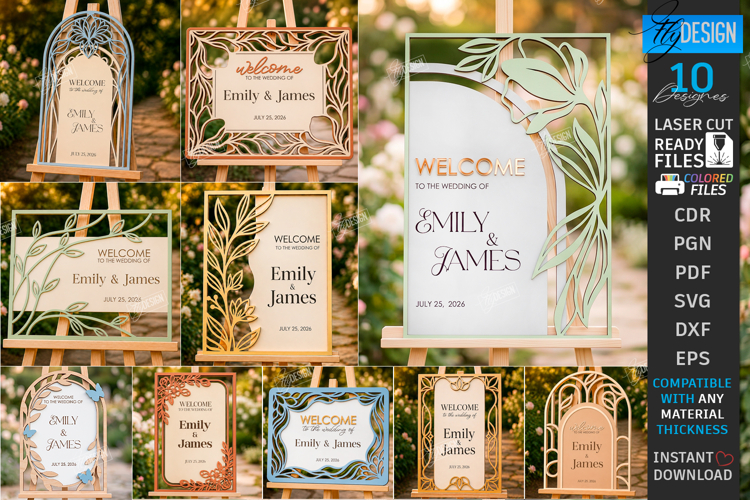  Wedding Welcome Sign Image 7