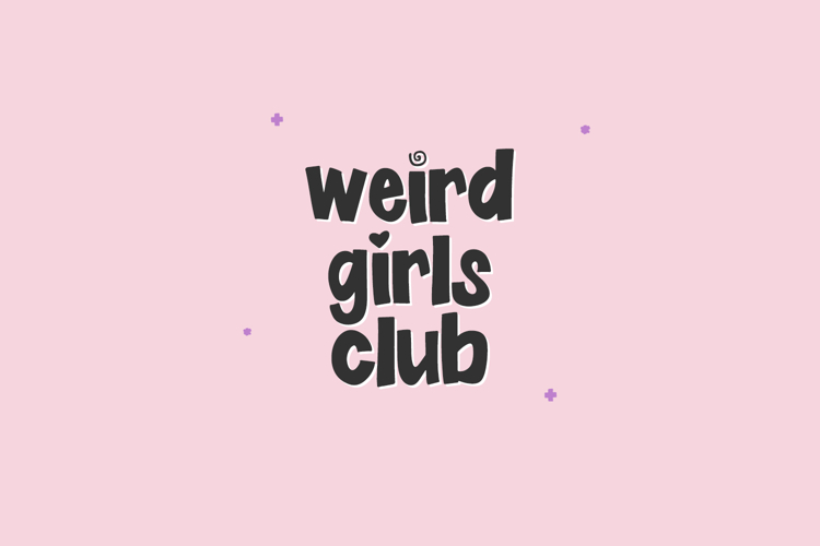 Weird Girls Club Sans