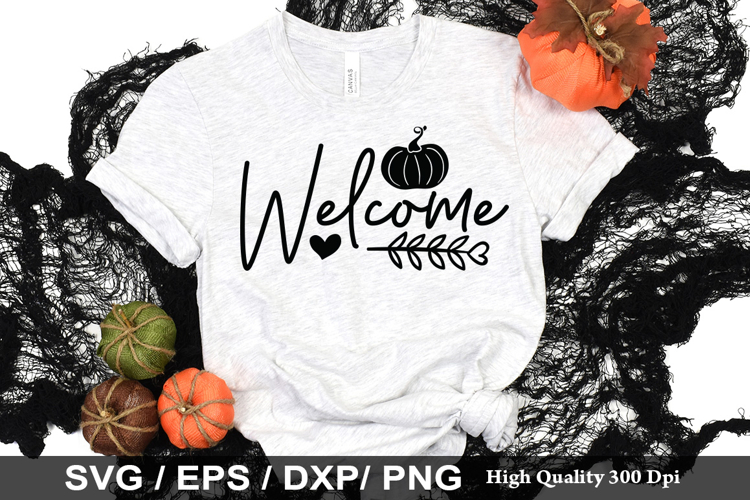 Welcome SVG - Halloween Design example image 1