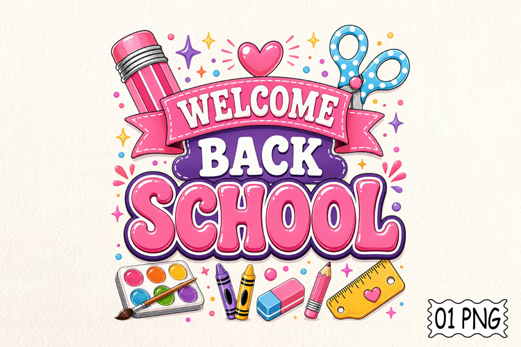 Welcome Back to School PNG