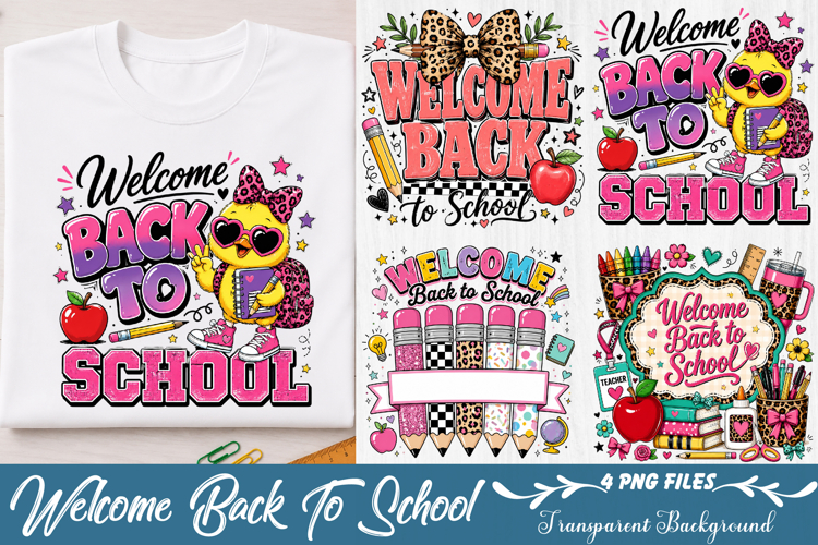 Welcome Back To School PNG