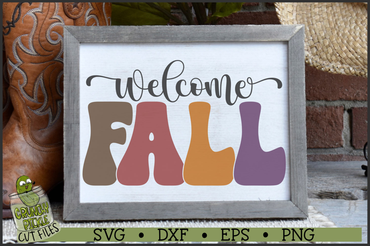 Welcome Fall SVG
