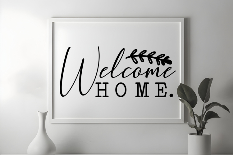 Welcome home SVG, Farmhouse Home Sign