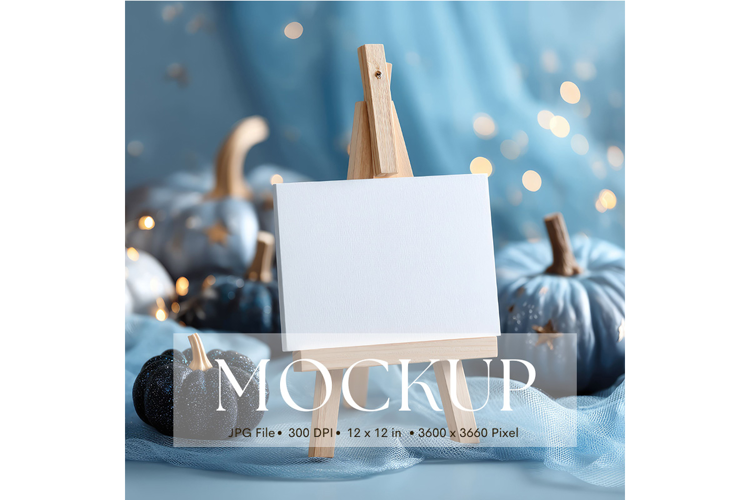 Welcome Sign Mockup Photo Frame Wedding Sign Canvas Mockup
