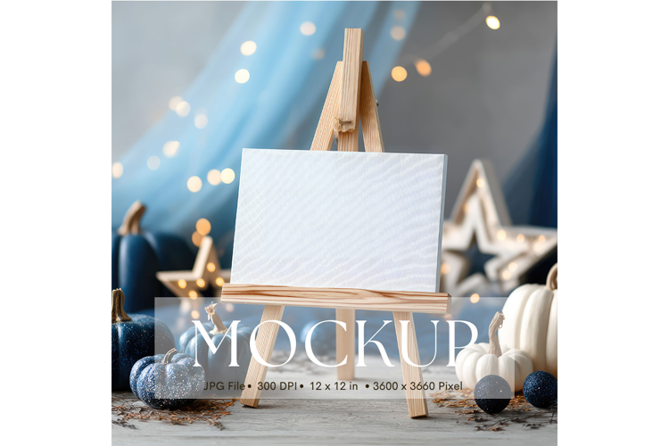 Welcome Sign Mockup Photo Frame Wedding Sign Canvas Mockup