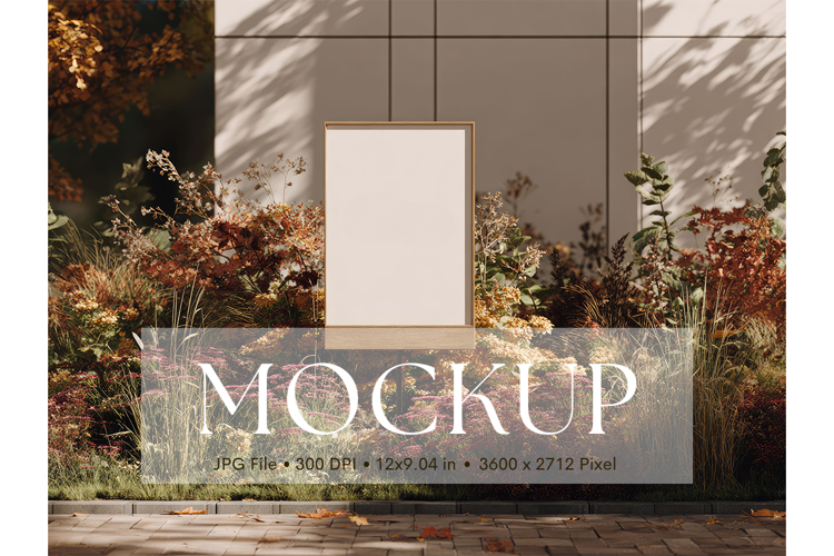 Welcome Sign Mockup Photo Frame Wedding Sign Canvas Mockup