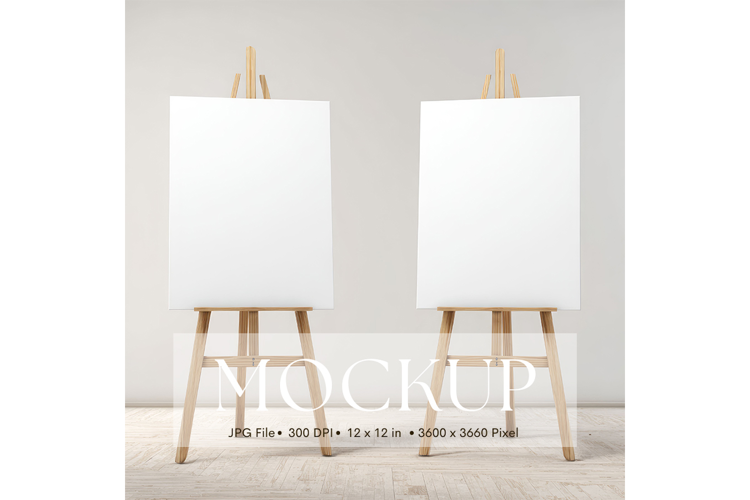 Welcome Sign Mockup Photo Frame Wedding Sign Canvas Mockup