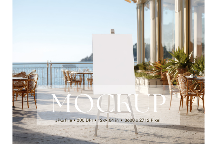 Welcome Sign Mockup Photo Frame Wedding Sign Canvas Mockup