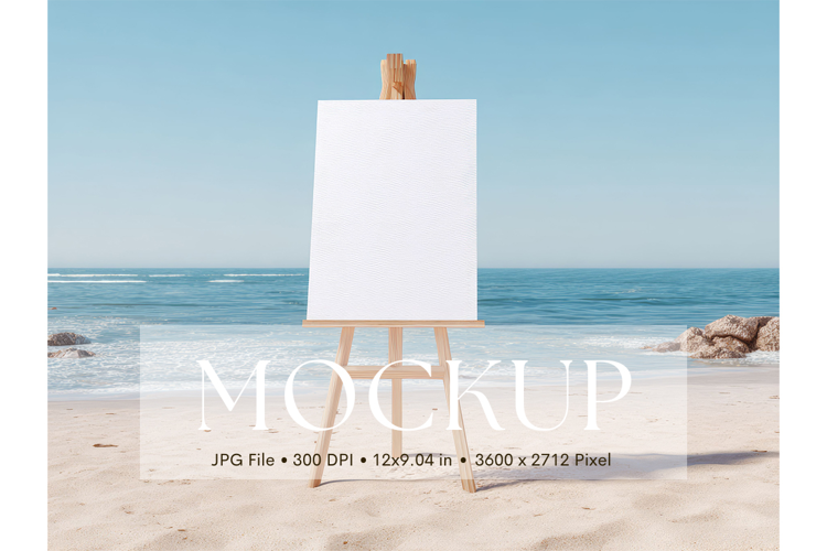 Welcome Sign Mockup Photo Frame Wedding Sign Canvas Mockup