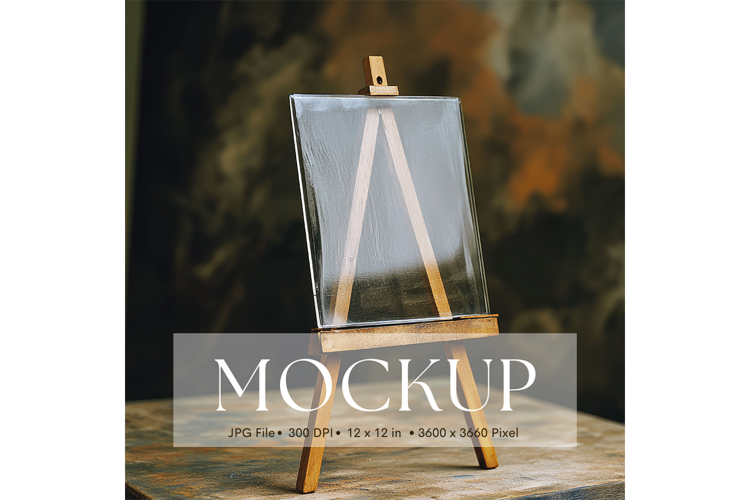 Welcome Sign Mockup Photo Frame Wedding Sign Canvas Mockup