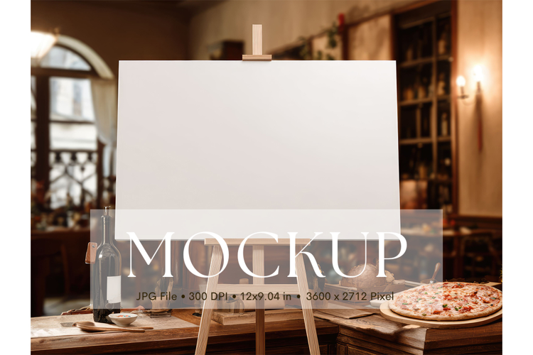 Welcome Sign Mockup Photo Frame Wedding Sign Canvas Mockup