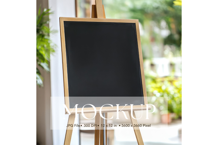 Welcome Sign Mockup Photo Frame Wedding Sign Canvas Mockup