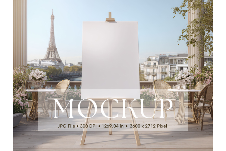 Welcome Sign Mockup Photo Frame Wedding Sign Canvas Mockup