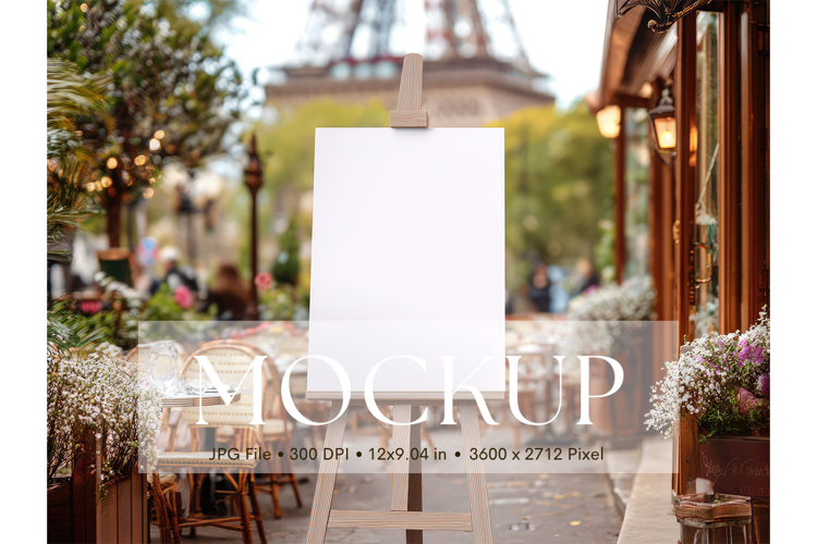 Welcome Sign Mockup Photo Frame Wedding Sign Canvas Mockup