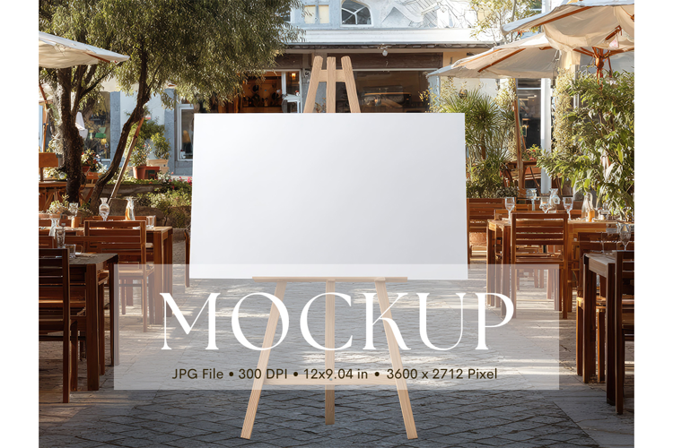 Welcome Sign Mockup Photo Frame Wedding Sign Canvas Mockup