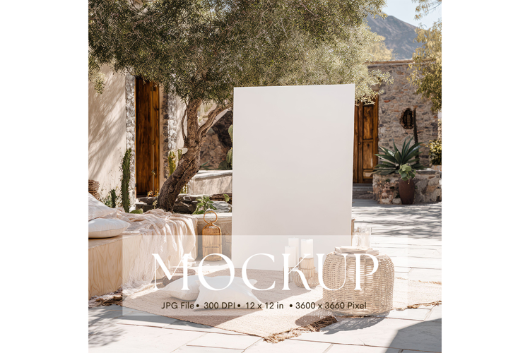 Welcome Sign Mockup Photo Frame Wedding Sign Canvas Mockup17