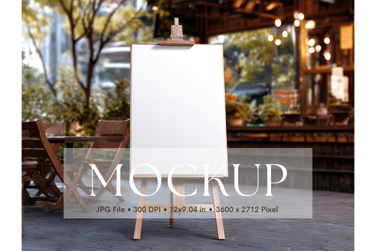 Welcome Sign Mockup Photo Frame Wedding Sign Canvas Mockup