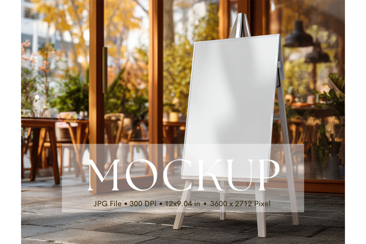 Welcome Sign Mockup Photo Frame Wedding Sign Canvas Mockup