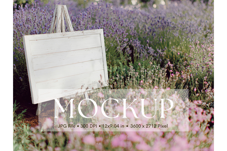 Welcome Sign Mockup Photo Frame Wedding Sign Canvas Mockup