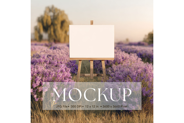 Welcome Sign Mockup Photo Frame Wedding Sign Canvas Mockup