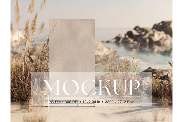 Welcome Sign Mockup Photo Frame Wedding Sign Canvas Mockup