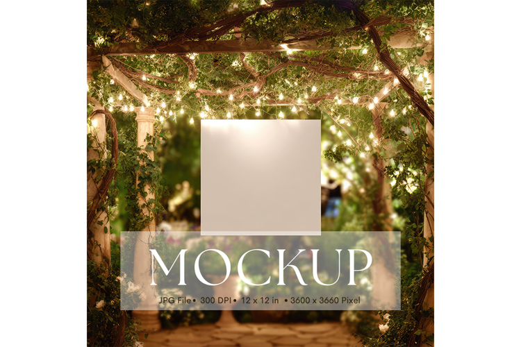 Welcome Sign Mockup Photo Frame Wedding Sign Canvas Mockup32