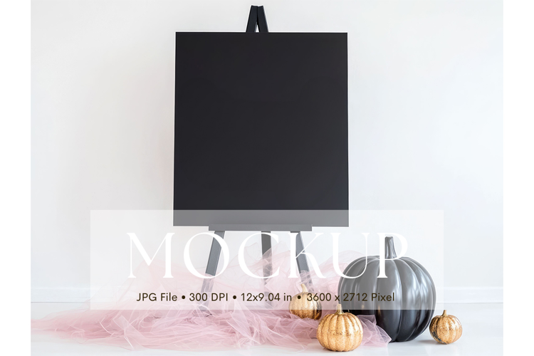 Welcome Sign Mockup Photo Frame Wedding Sign Canvas Mockup