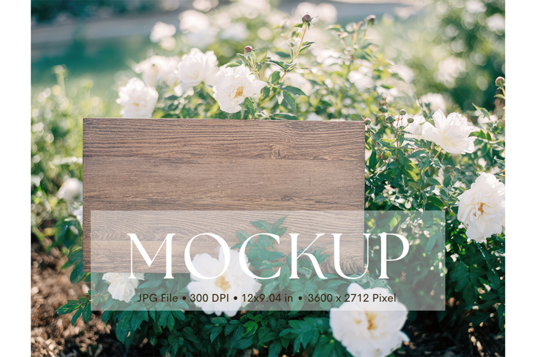 Welcome Sign Mockup Photo Frame Wedding Sign Canvas Mockup