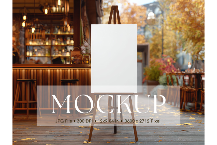 Welcome Sign Mockup Photo Frame Wedding Sign Canvas Mockup