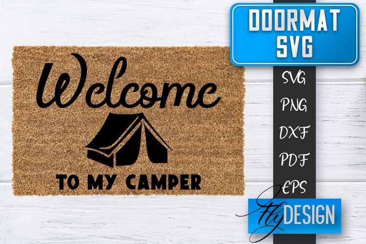 Doormat SVG Design | Welcom Home SVG | Home Decor SVG v.2 example image 1