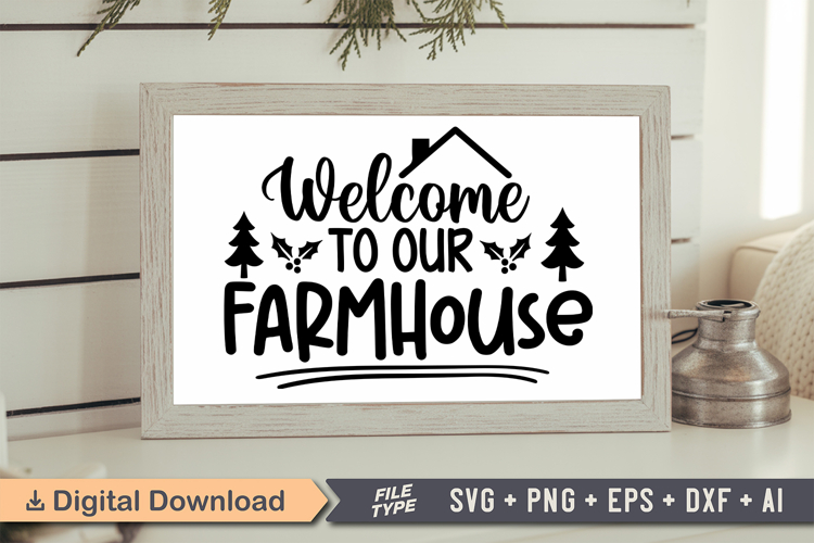 Christmas Welcome Sign Svg Image 21