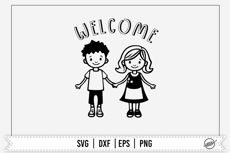 Welcome to School SVG | Back to School Cutting File | Classr