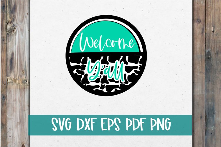 Welcome Yall SVG example image 1