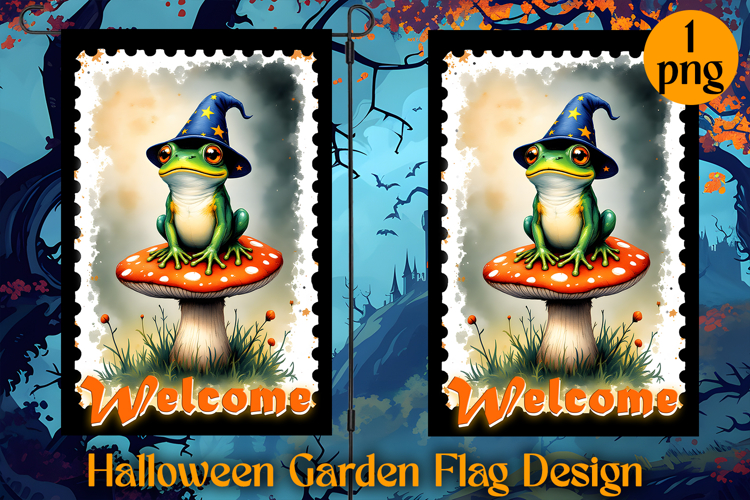 Garden Flag Sublimation designs | Halloween Sublimation