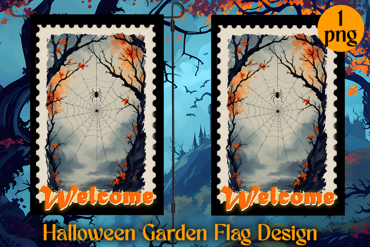 Garden Flag Sublimation designs | Halloween Sublimation