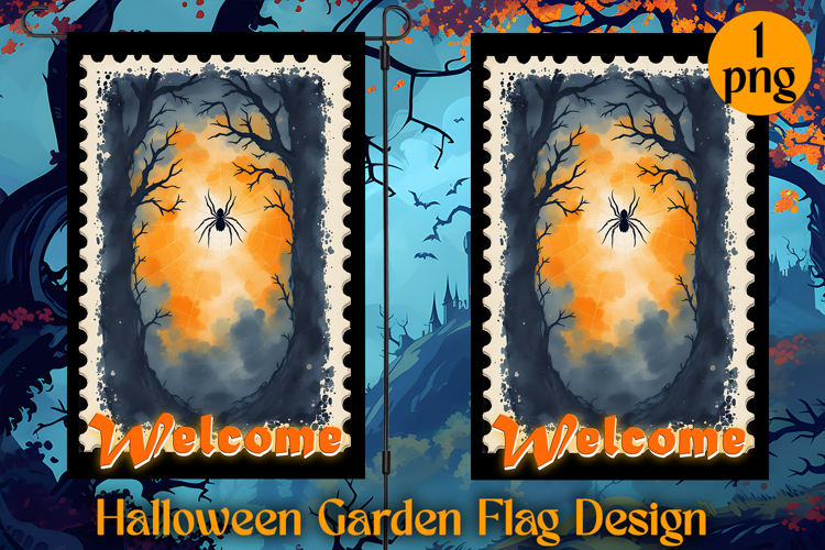 Garden Flag Sublimation designs | Halloween Sublimation