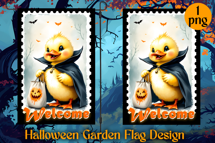 Garden Flag Sublimation designs | Halloween Sublimation