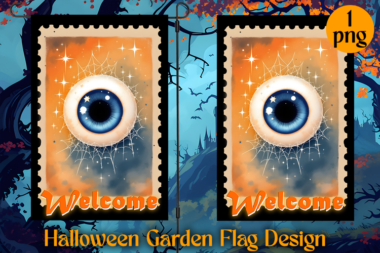 Garden Flag Sublimation designs | Halloween Sublimation