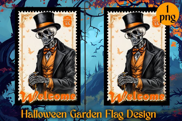 Garden Flag Sublimation designs | Halloween Sublimation