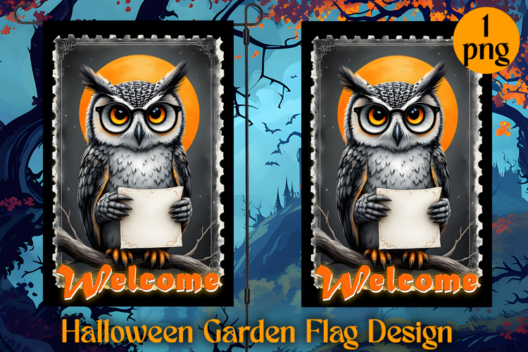 Garden Flag Sublimation designs | Halloween Sublimation