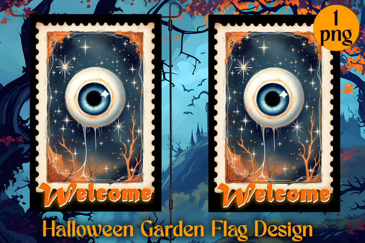 Garden Flag Sublimation designs | Halloween Sublimation